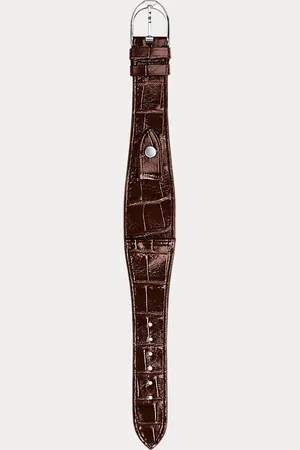 Ralph Lauren Correa de reloj mediana de piel