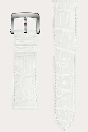 Ralph Lauren Correa de reloj de piel de caimán
