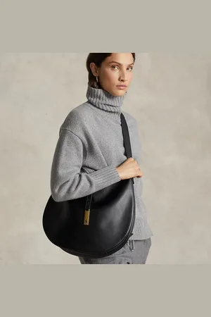 Ralph Lauren Bolso Shoulder Polo ID de piel grande