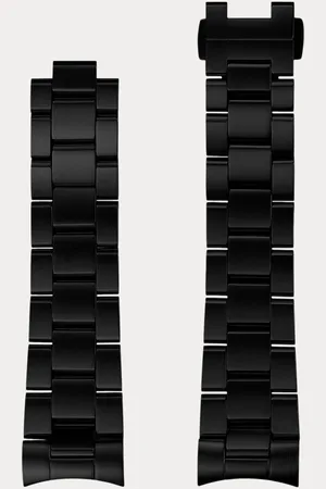Ralph Lauren Correa de reloj de acero negra