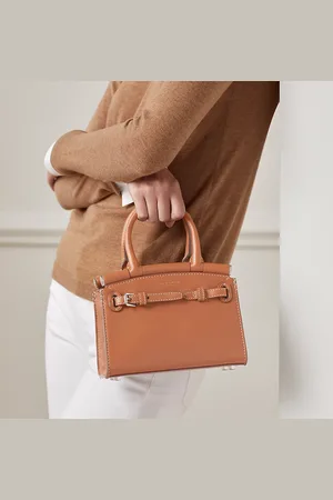 Ralph Lauren Minibolso RL50 de piel de becerro