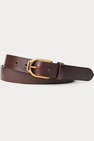 Ralph Lauren Cinturón Welington de piel