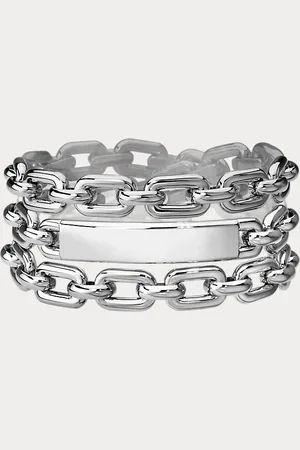 Ralph Lauren Pulsera ID de plata de ley