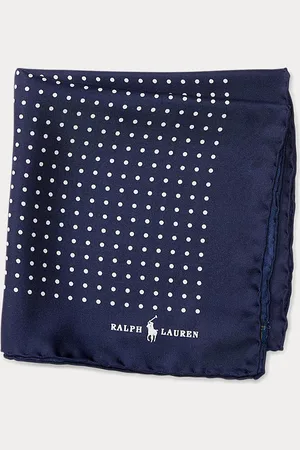 Ralph Lauren Pañuelo de bolsillo de seda con lunares