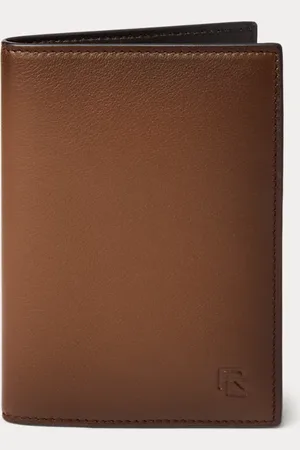 Ralph Lauren Funda para el pasaporte de piel bruñida
