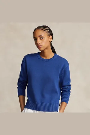 Ralph Lauren Jersey de algodón con cuello redondo