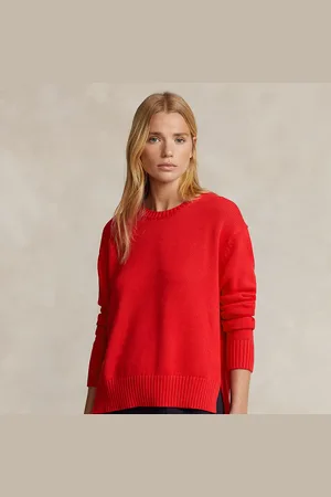 Ralph Lauren Jersey de algodón con cuello redondo