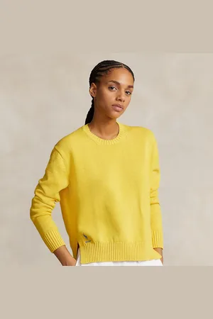 Ralph Lauren Jersey de algodón con cuello redondo