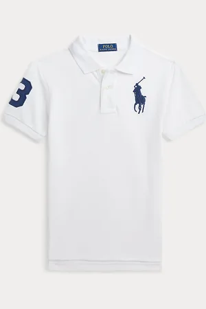 Ralph Lauren Polo de piqué de algodón Slim Fit