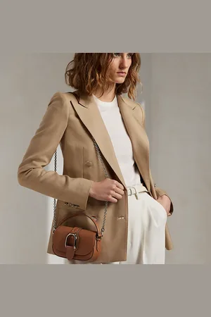 Ralph Lauren Minibolso Welington de piel de becerro