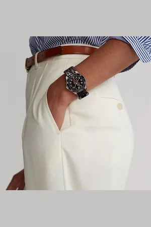 Ralph Lauren Reloj Polo con esfera negra