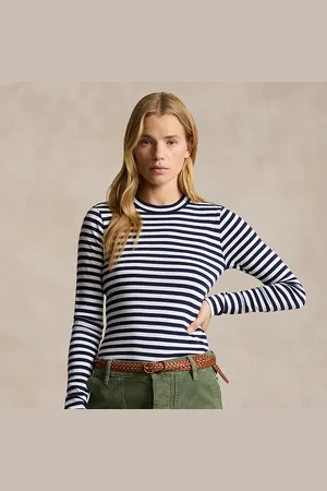 Ralph Lauren Camiseta acanalada de manga larga