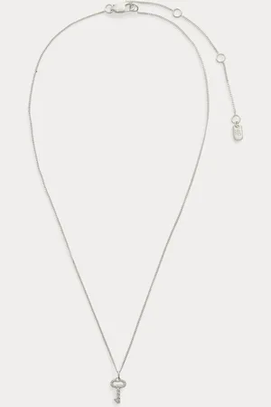 Ralph Lauren Collar con colgante de plata de ley