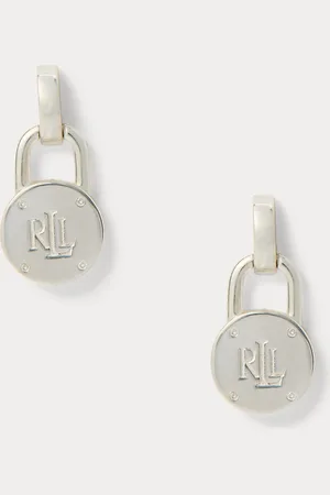 Ralph Lauren Pendientes largos de plata de ley