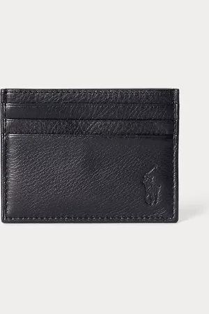 Ralph Lauren Tarjetero de piel granulada
