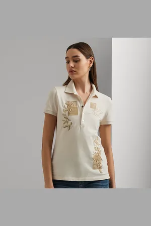 Ralph Lauren Polo de piqué con patchwork
