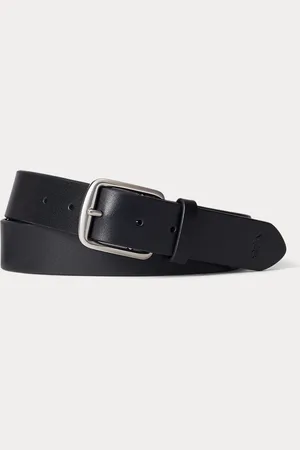 Ralph Lauren Cinturón de piel con caballo
