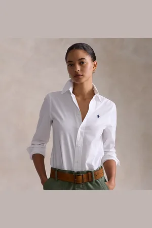Ralph Lauren Camisa Slim de algodón elástico