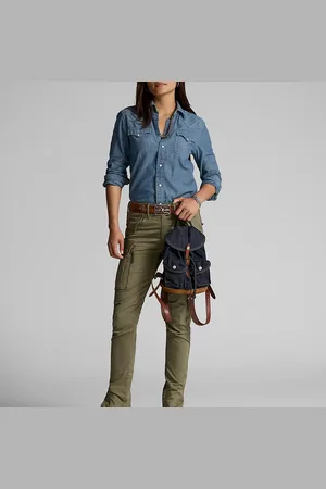 Ralph Lauren Minimochila de tela vaquera