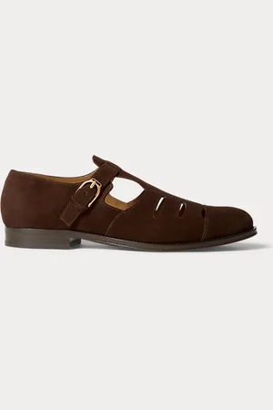 Ralph Lauren Sandalia de pescador de ante de becerro