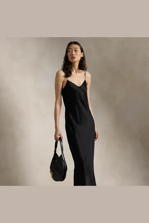 Ralph Lauren Vestido lencero midi de raso
