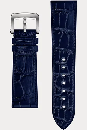 Ralph Lauren Correa de reloj de piel de caimán
