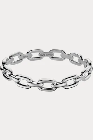 Ralph Lauren Pulsera de cadena en plata de ley