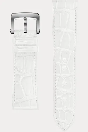 Ralph Lauren Correa de reloj de piel de caimán