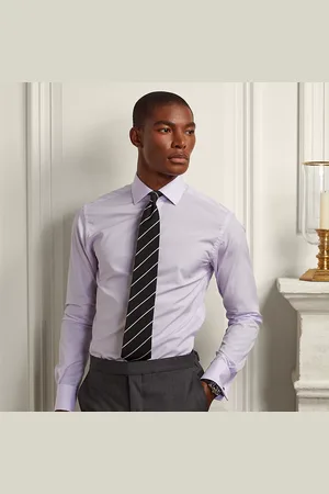 Ralph Lauren Camisa fil-à-fil con puño francés