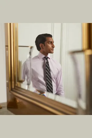 Ralph Lauren Camisa fil-à-fil con puño francés