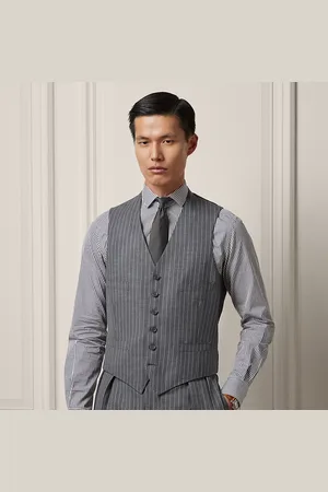 Ralph Lauren Chaleco hecho a mano en mezcla de lana