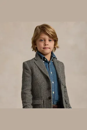 Ralph Lauren Chaqueta informal con lana en espiga