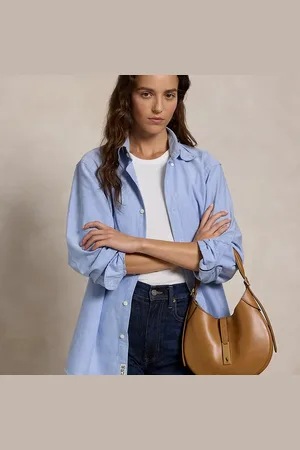 Ralph Lauren Bolso Shoulder Polo ID de piel pequeño
