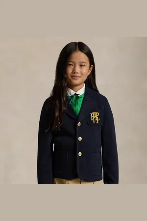 Ralph Lauren Blazer de punto doble con logotipo