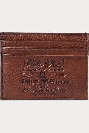 Ralph Lauren Tarjetero de piel Heritage