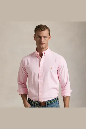 Ralph Lauren Camisa oxford de rayas Custom Fit