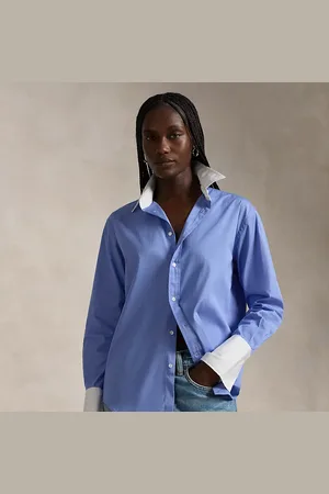 Ralph Lauren Camisa de algodón con puño alargado