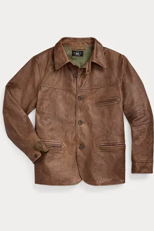 Ralph Lauren Abrigo sobretodo de piel