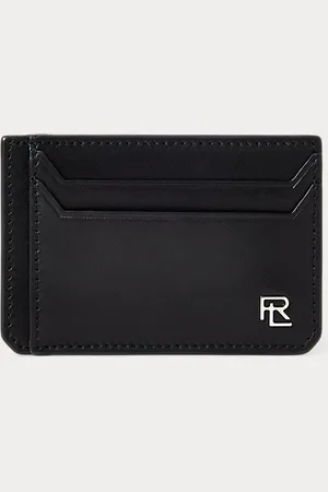 Ralph Lauren Tarjetero de piel de becerro