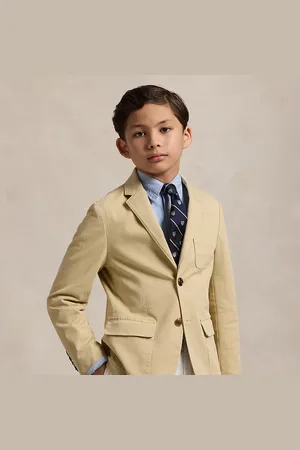 Ralph Lauren Chaqueta de traje de tela de chino elástica