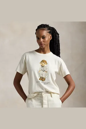 Ralph Lauren Camiseta de punto jersey con Polo Bear