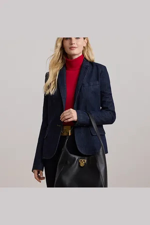 Ralph Lauren Bolso de hombro Tanner grande de piel