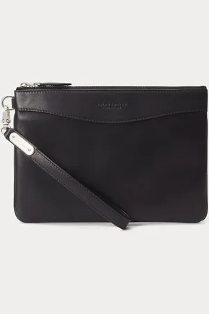 Ralph Lauren Cartera Bedford de piel de becerro