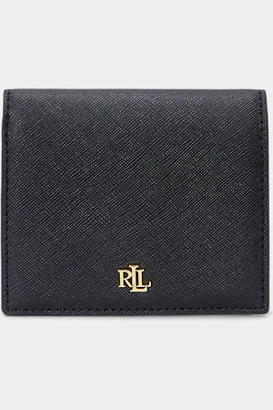 Ralph Lauren Cartera compacta de piel cruzada