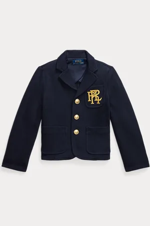 Ralph Lauren Blazer de punto doble con logotipo
