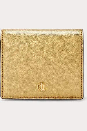 Ralph Lauren Cartera compacta de piel cruzada