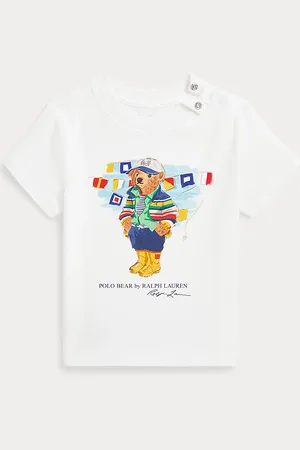 Ralph Lauren Camiseta de punto jersey con Polo Bear