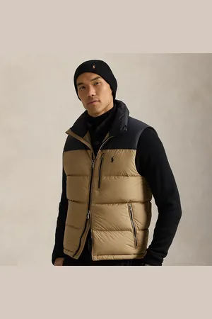 Ralph Lauren Chaleco Gorham con bloques de color