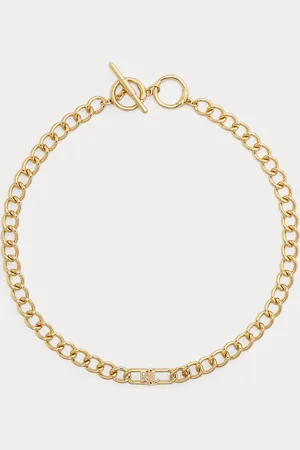 Ralph Lauren Collar de eslabones bañado en oro