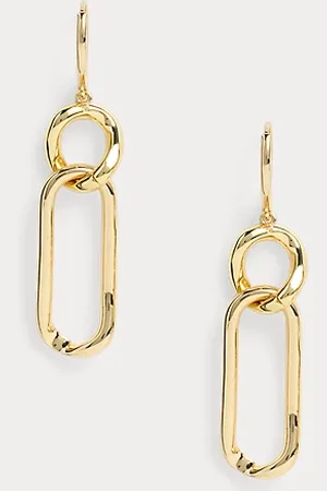 Ralph Lauren Pendientes largos bañados en oro